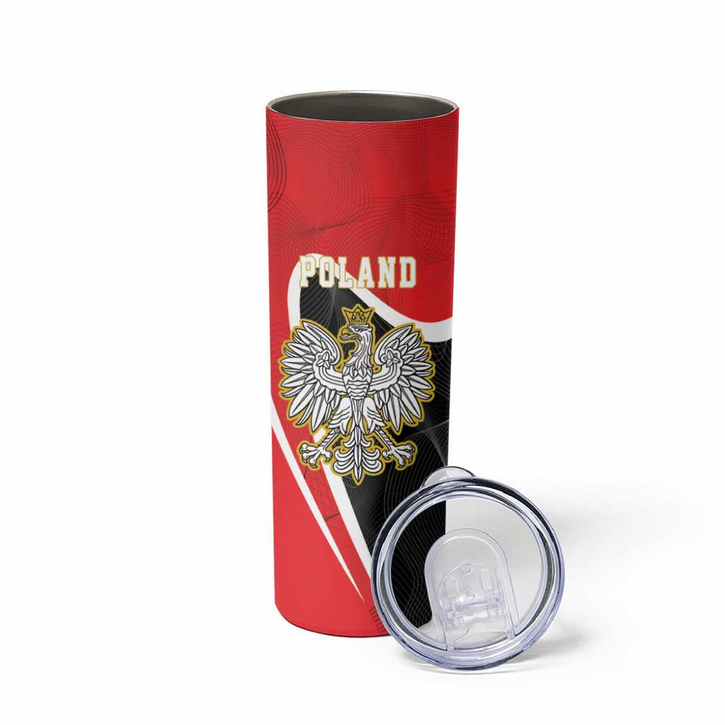 Poland White Crowned Eagle Skinny Tumbler Rzeczpospolita Polska LT17 - Wonder Print Shop