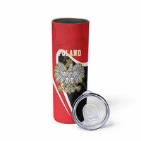 Poland White Crowned Eagle Skinny Tumbler Rzeczpospolita Polska LT17 - Wonder Print Shop