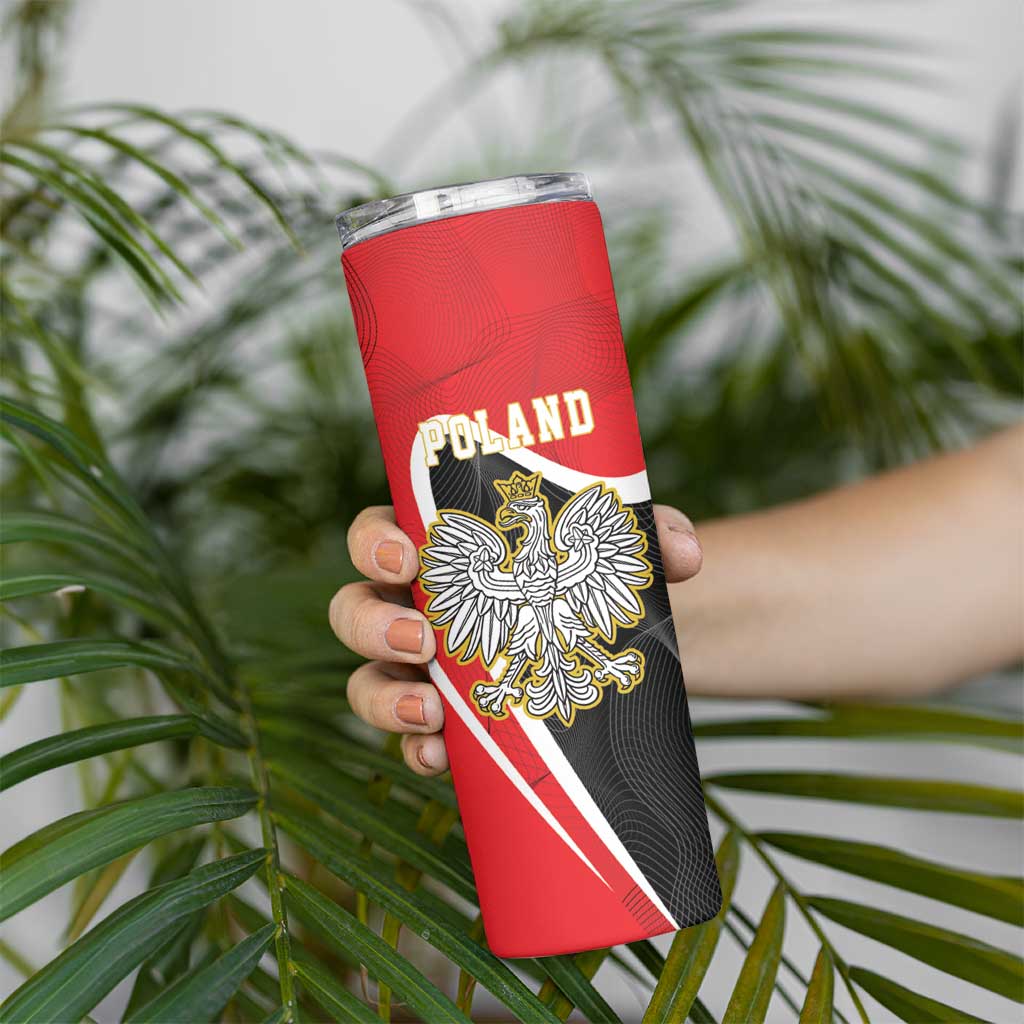 Poland White Crowned Eagle Skinny Tumbler Rzeczpospolita Polska LT17 - Wonder Print Shop