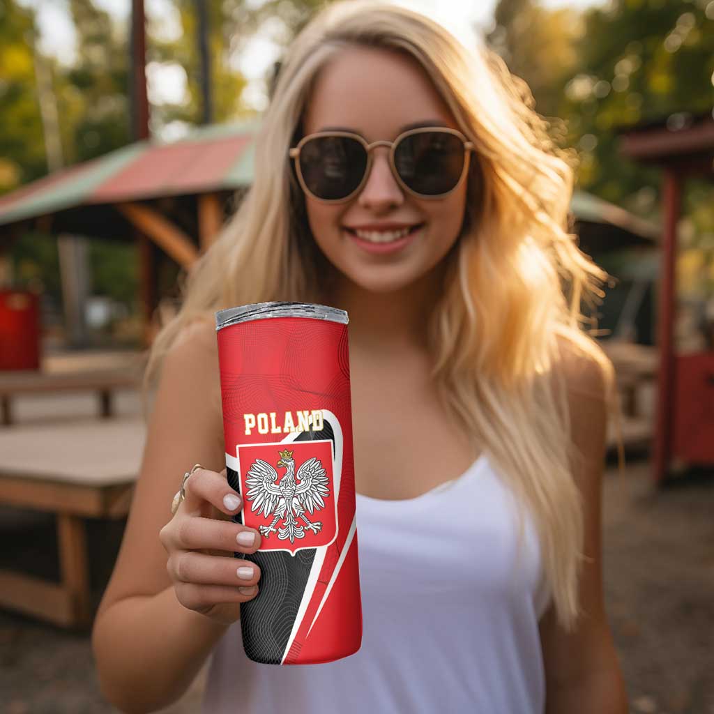 Poland White Crowned Eagle Skinny Tumbler Rzeczpospolita Polska LT17 - Wonder Print Shop