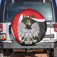 Poland White Crowned Eagle Spare Tire Cover Rzeczpospolita Polska LT17 - Wonder Print Shop