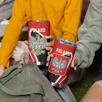 Poland White Crowned Eagle Tumbler Cup Rzeczpospolita Polska LT17 - Wonder Print Shop