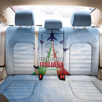Italy Festa della Repubblica Back Car Seat Cover Frecce Tricolori with Dove