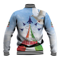 Italy Festa della Repubblica Baseball Jacket Frecce Tricolori with Dove