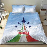 Italy Festa della Repubblica Bedding Set Frecce Tricolori with Dove