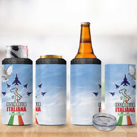 Italy Festa della Repubblica 4 in 1 Can Cooler Tumbler Frecce Tricolori with Dove