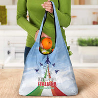 Italy Festa della Repubblica Grocery Bag Frecce Tricolori with Dove