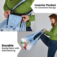 Italy Festa della Repubblica Grocery Bag Frecce Tricolori with Dove