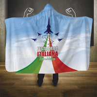 Italy Festa della Repubblica Hooded Blanket Frecce Tricolori with Dove