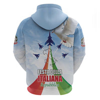 Italy Festa della Repubblica Hoodie Frecce Tricolori with Dove