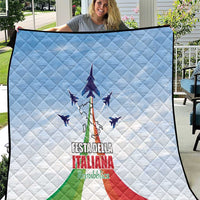 Italy Festa della Repubblica Quilt Frecce Tricolori with Dove
