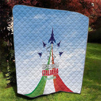 Italy Festa della Repubblica Quilt Frecce Tricolori with Dove