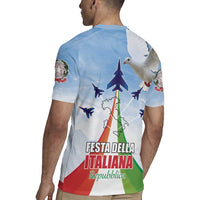 Italy Festa della Repubblica Rugby Jersey Frecce Tricolori with Dove
