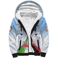 Italy Festa della Repubblica Sherpa Hoodie Frecce Tricolori with Dove