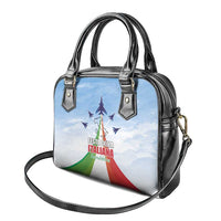 Italy Festa della Repubblica Shoulder Handbag Frecce Tricolori with Dove