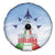 Italy Festa della Repubblica Spare Tire Cover Frecce Tricolori with Dove