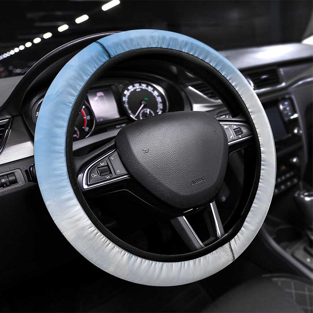 Italy Festa della Repubblica Steering Wheel Cover Frecce Tricolori with Dove