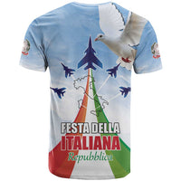 Italy Festa della Repubblica T Shirt Frecce Tricolori with Dove