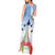 Italy Festa della Repubblica Tank Maxi Dress Frecce Tricolori with Dove