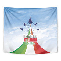 Italy Festa della Repubblica Tapestry Frecce Tricolori with Dove