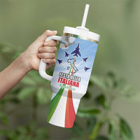 Italy Festa della Repubblica Tumbler With Handle Frecce Tricolori with Dove