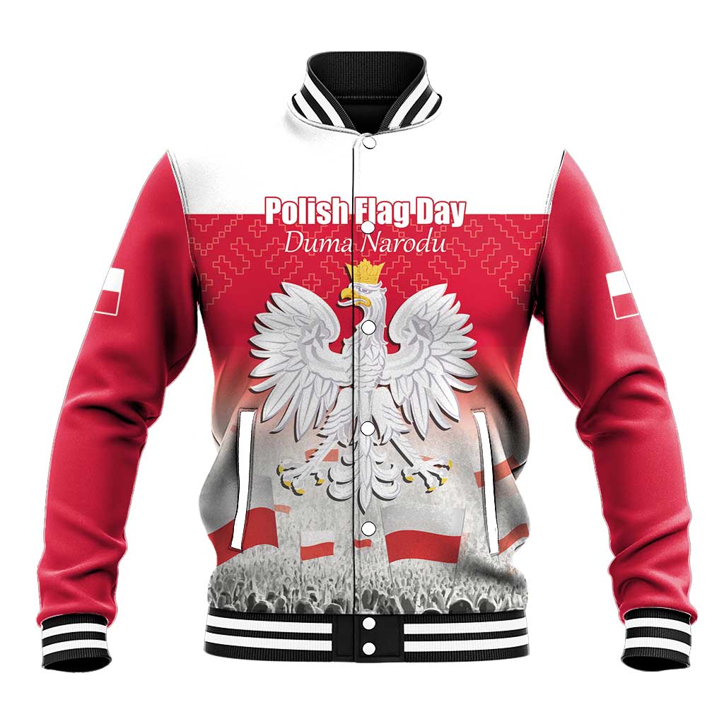 Polish Flag Day Personalized Baseball Jacket Duma Narodu 2nd May