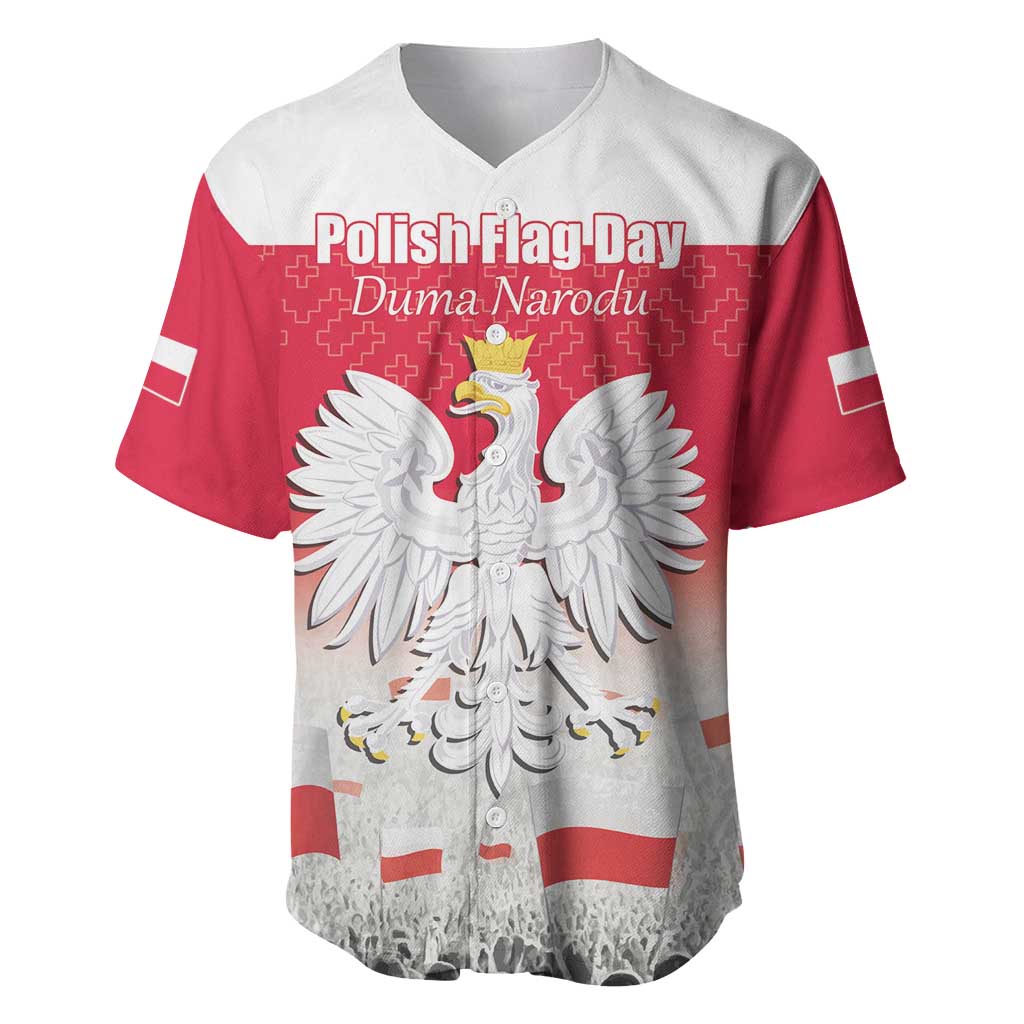 Polish Flag Day Personalized Baseball Jersey Duma Narodu 2nd May