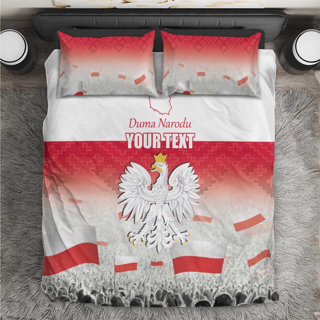 Polish Flag Day Personalized Bedding Set Duma Narodu 2nd May
