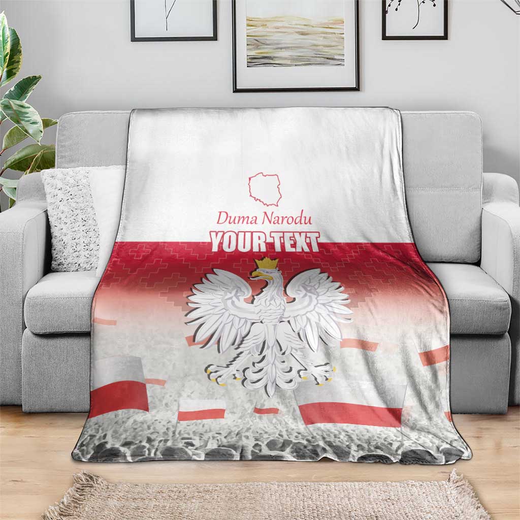 Polish Flag Day Personalized Blanket Duma Narodu 2nd May