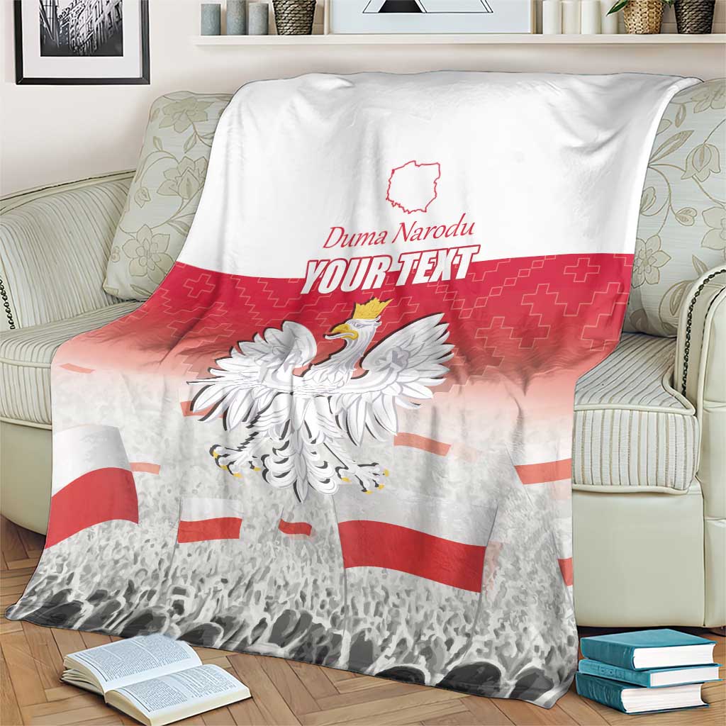Polish Flag Day Personalized Blanket Duma Narodu 2nd May