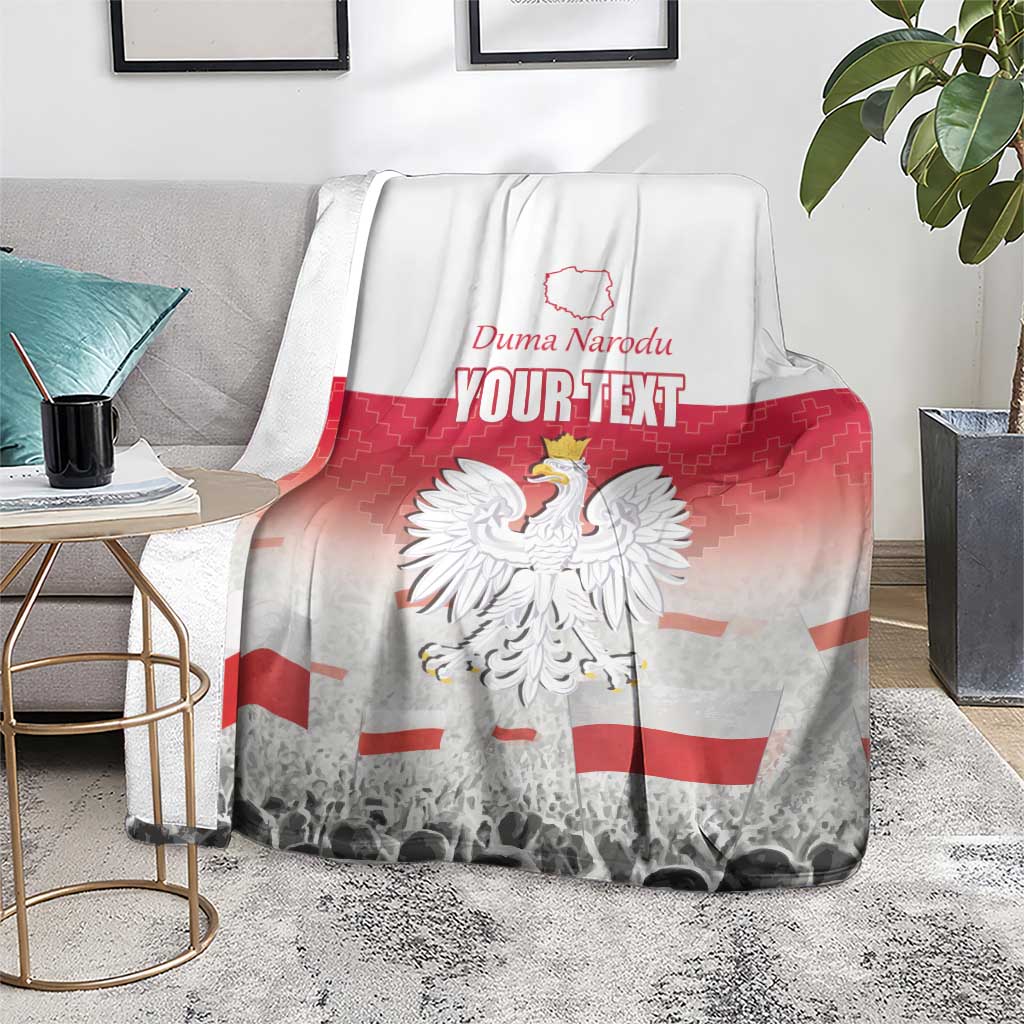Polish Flag Day Personalized Blanket Duma Narodu 2nd May