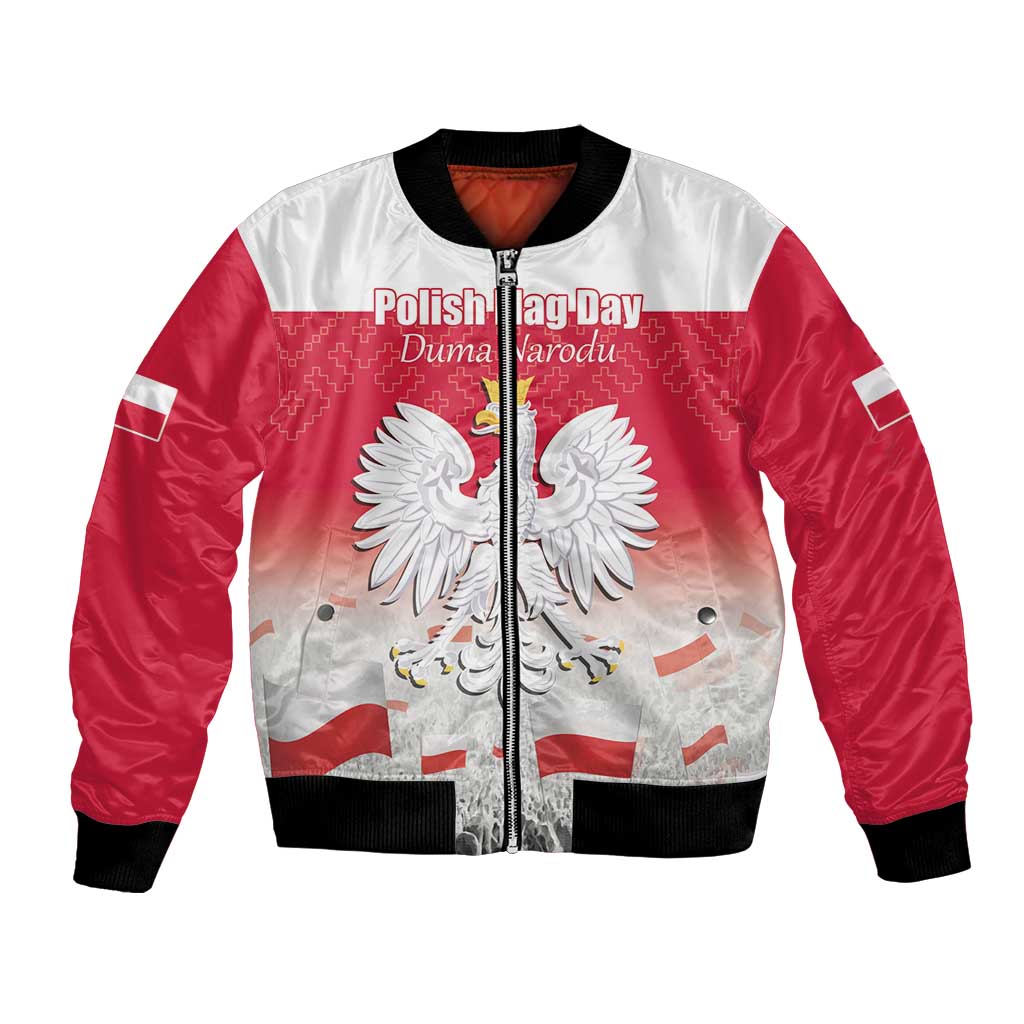 Polish Flag Day Personalized Bomber Jacket Duma Narodu 2nd May