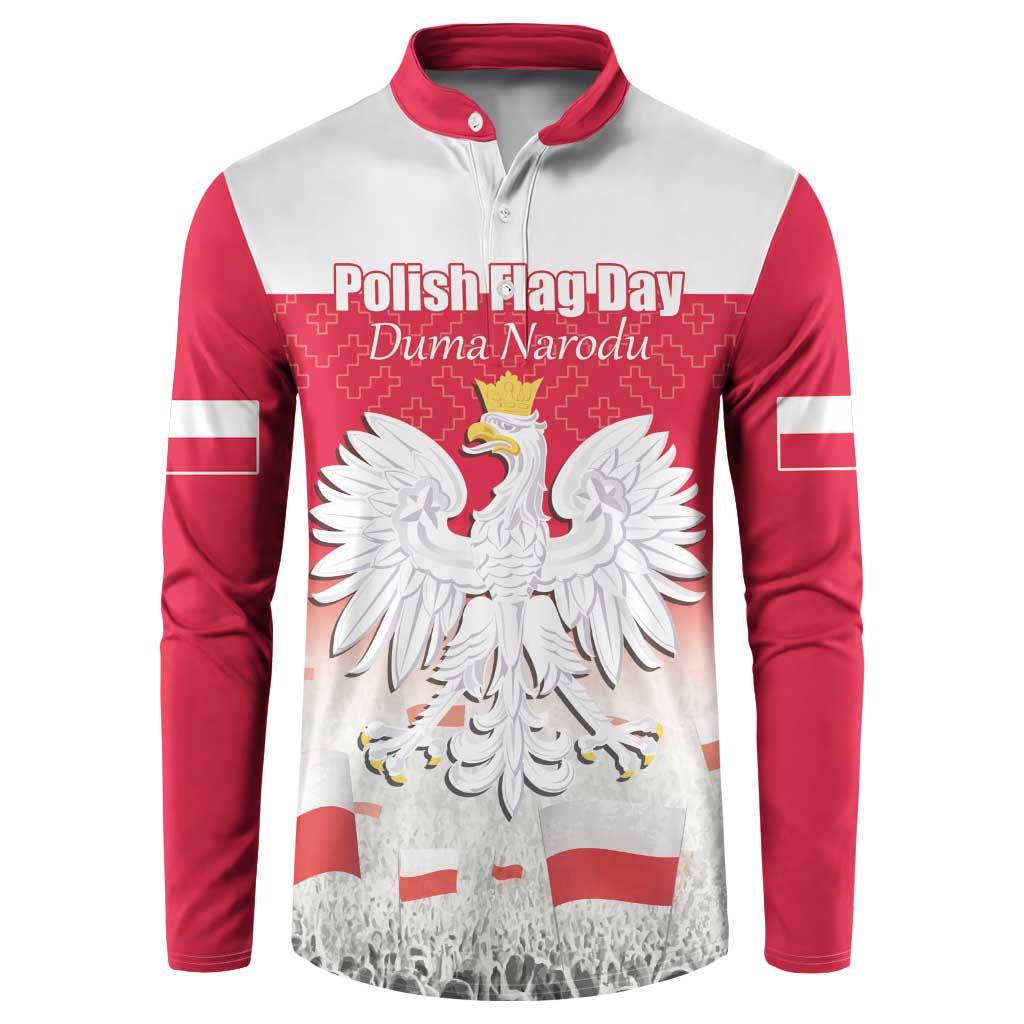 Polish Flag Day Personalized Button Sweatshirt Duma Narodu 2nd May