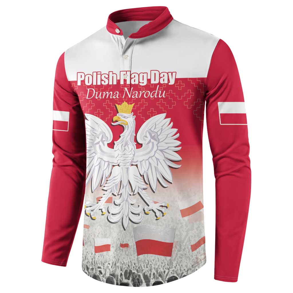 Polish Flag Day Personalized Button Sweatshirt Duma Narodu 2nd May