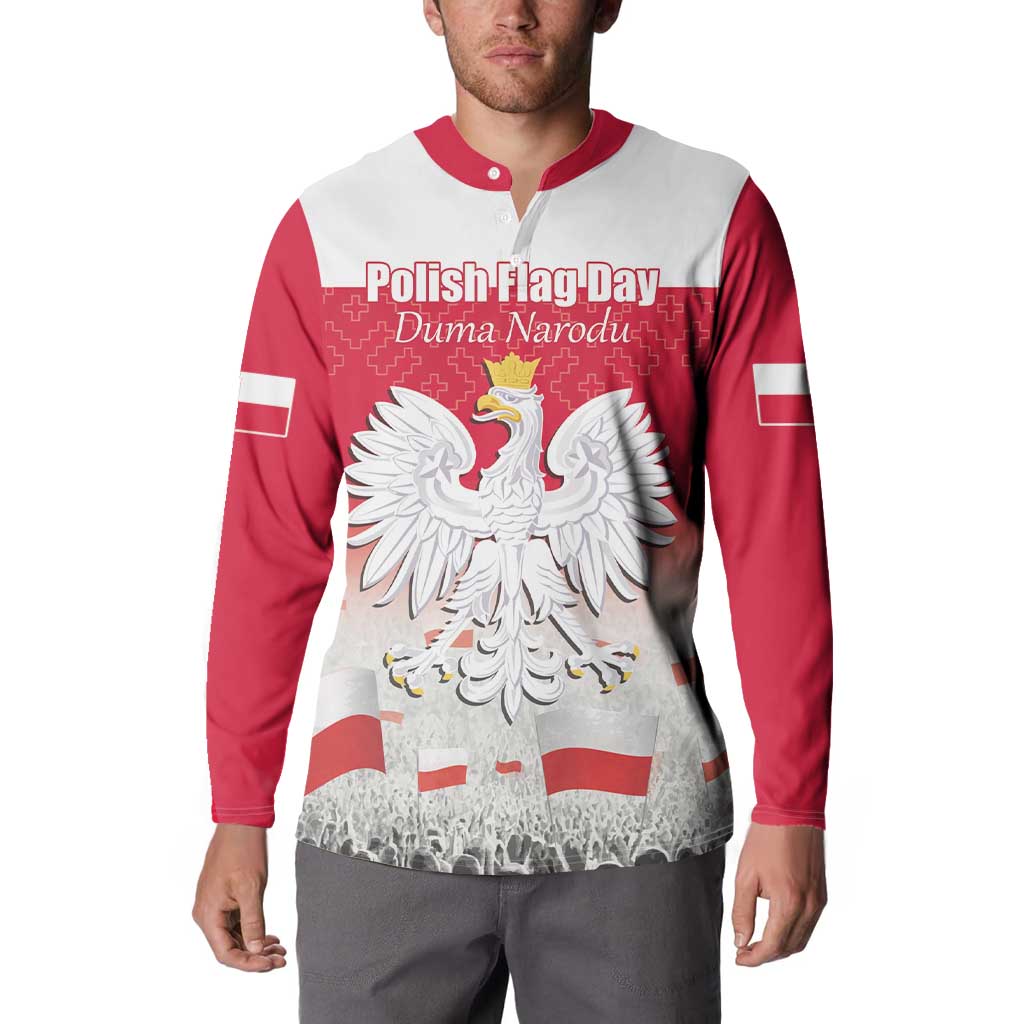 Polish Flag Day Personalized Button Sweatshirt Duma Narodu 2nd May