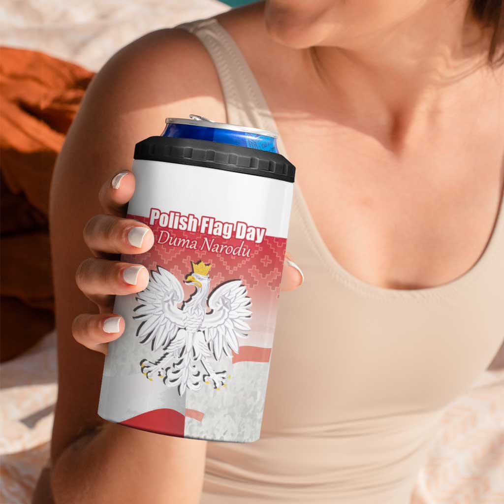 Polish Flag Day Personalized 4 in 1 Can Cooler Tumbler Duma Narodu 2nd May