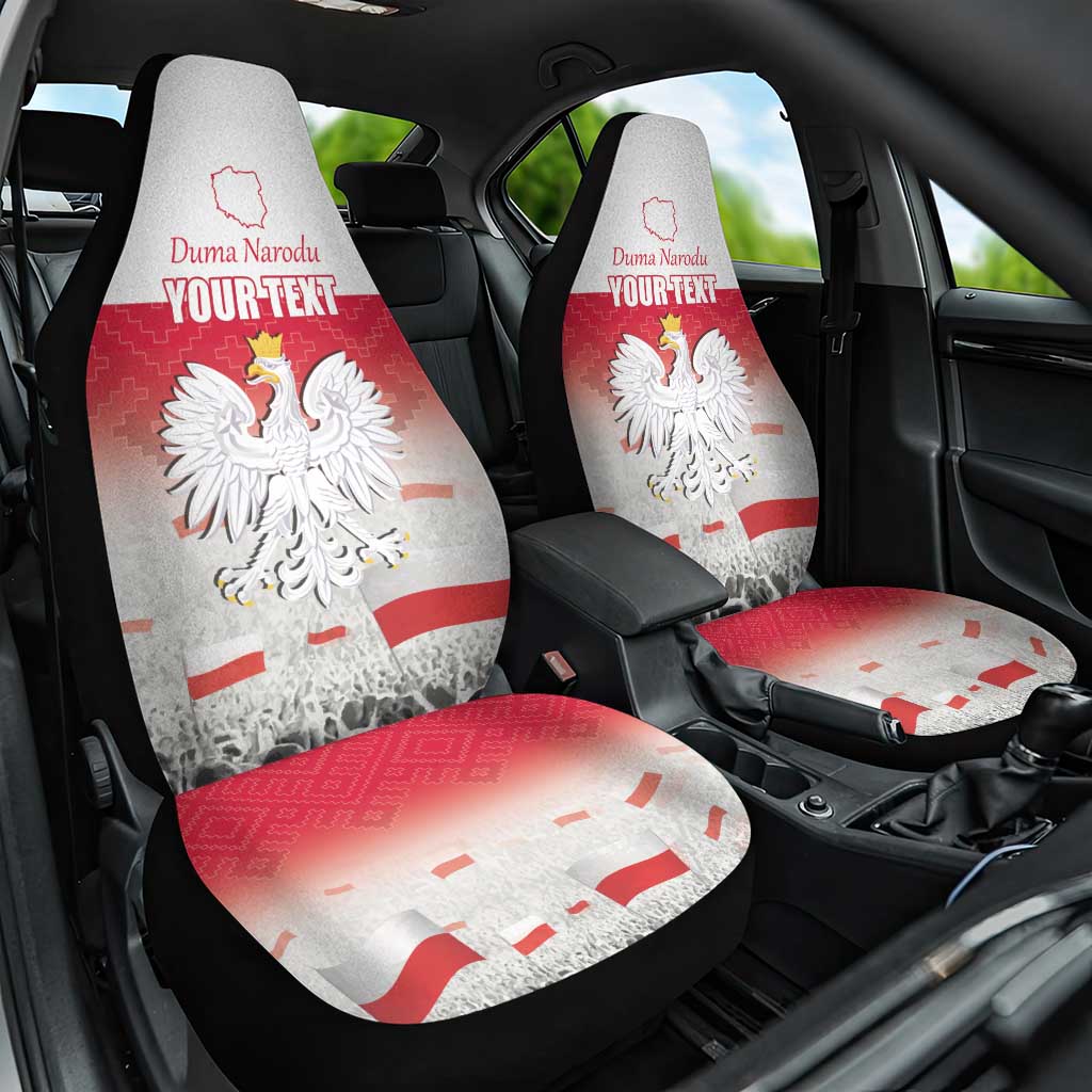 Polish Flag Day Personalized Car Seat Cover Duma Narodu 2nd May