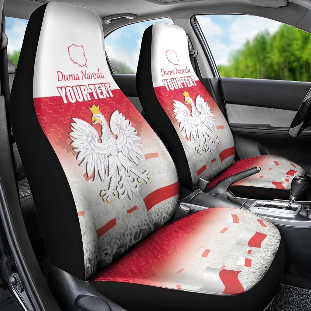 Polish Flag Day Personalized Car Seat Cover Duma Narodu 2nd May