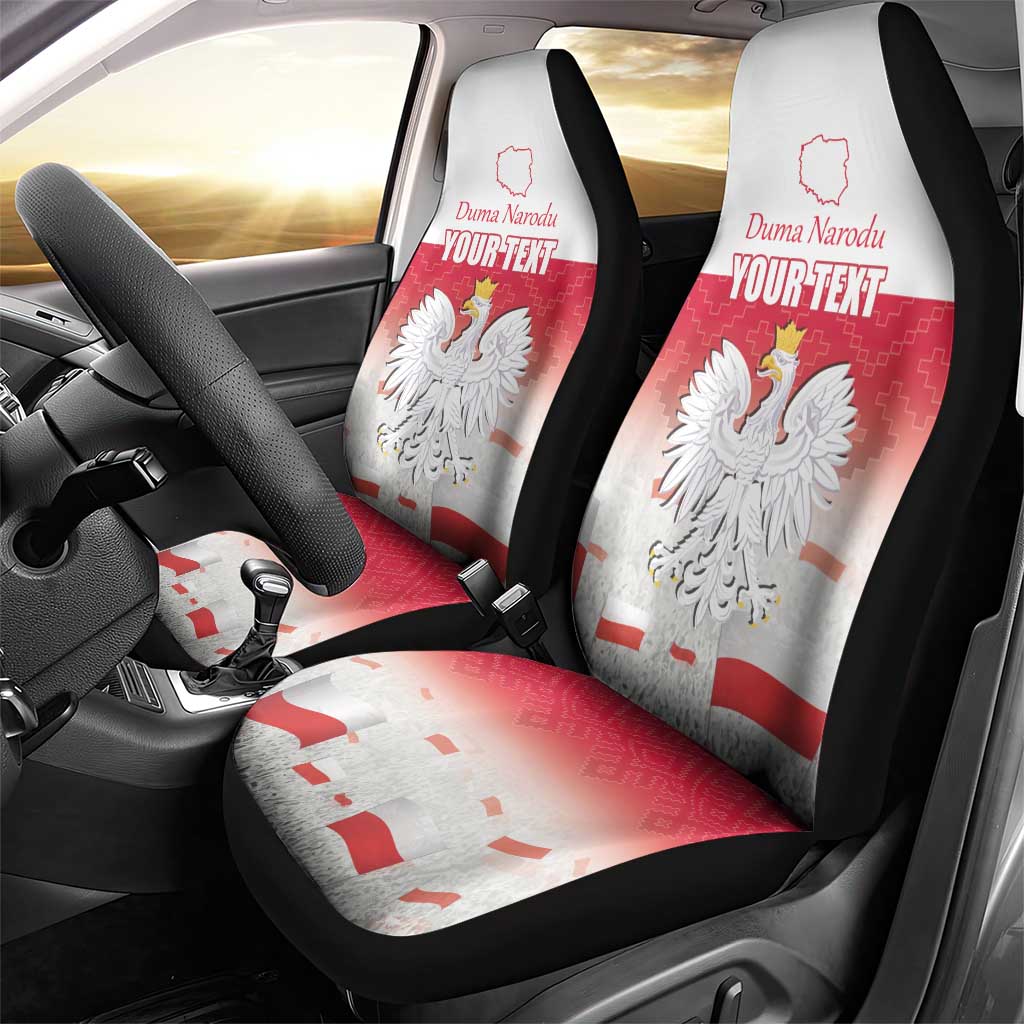 Polish Flag Day Personalized Car Seat Cover Duma Narodu 2nd May