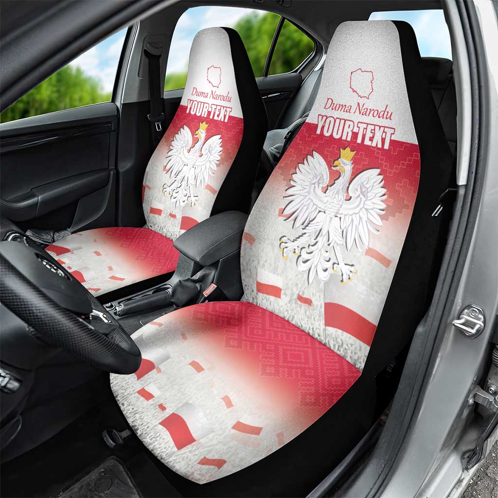 Polish Flag Day Personalized Car Seat Cover Duma Narodu 2nd May