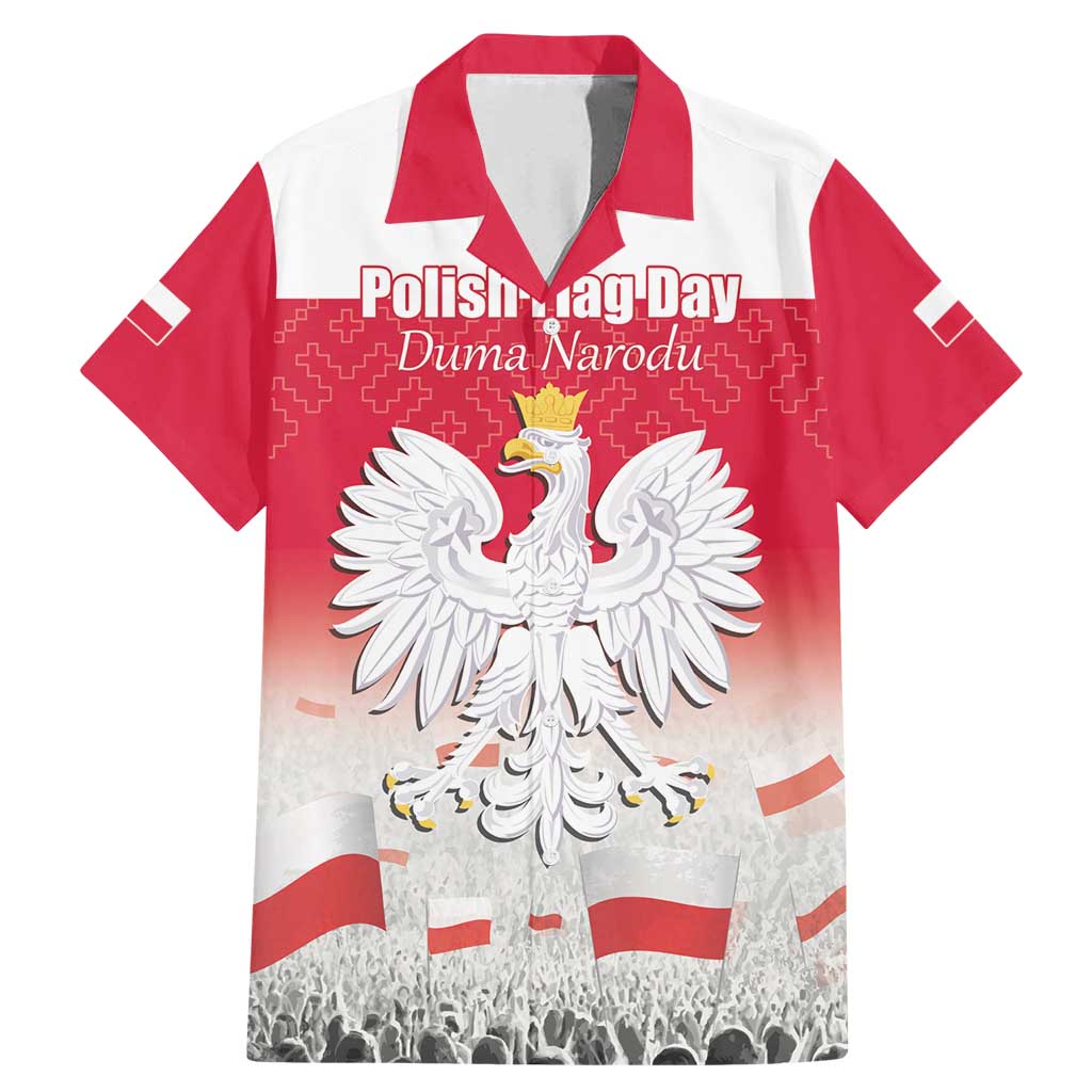 Polish Flag Day Personalized Family Matching Mermaid Dress and Hawaiian Shirt Duma Narodu 2nd May