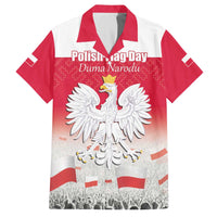 Polish Flag Day Personalized Family Matching Off The Shoulder Long Sleeve Dress and Hawaiian Shirt Duma Narodu 2nd May