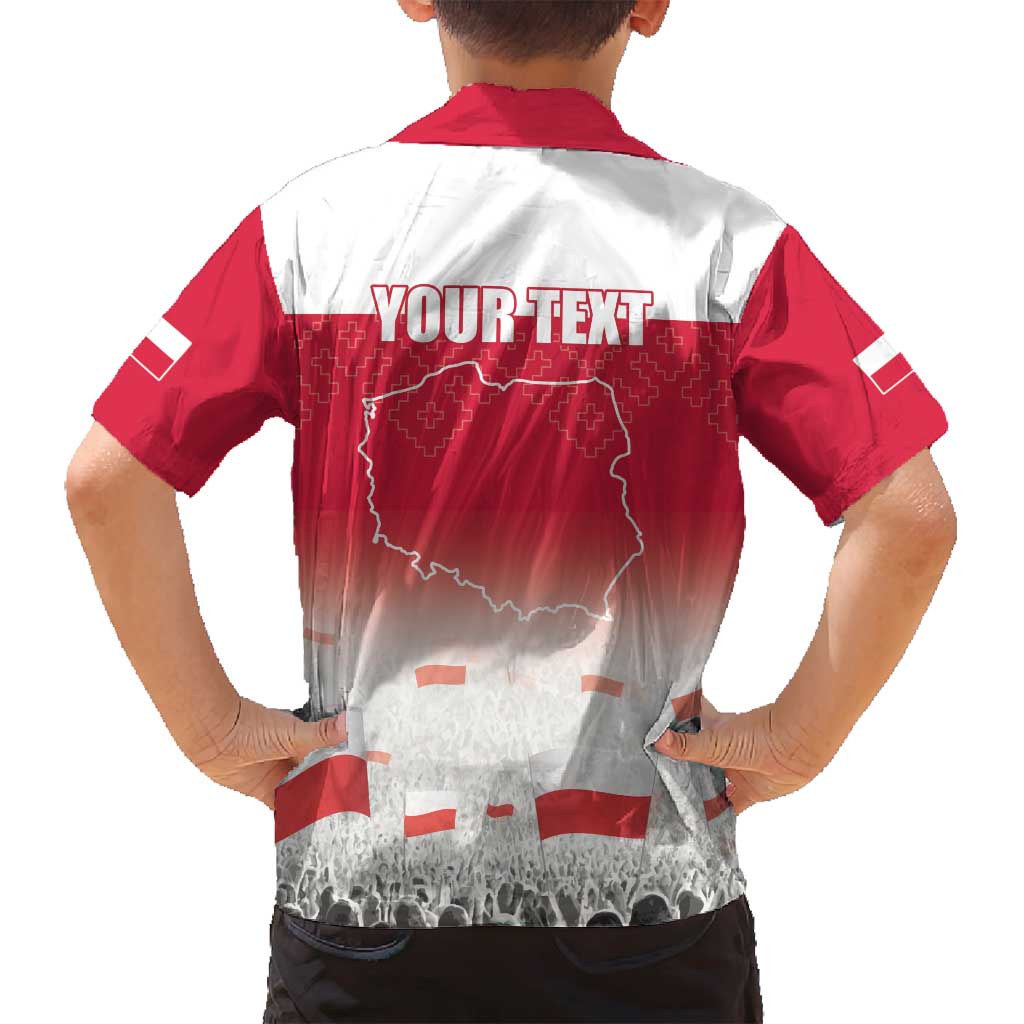 Polish Flag Day Personalized Family Matching Off Shoulder Short Dress and Hawaiian Shirt Duma Narodu 2nd May