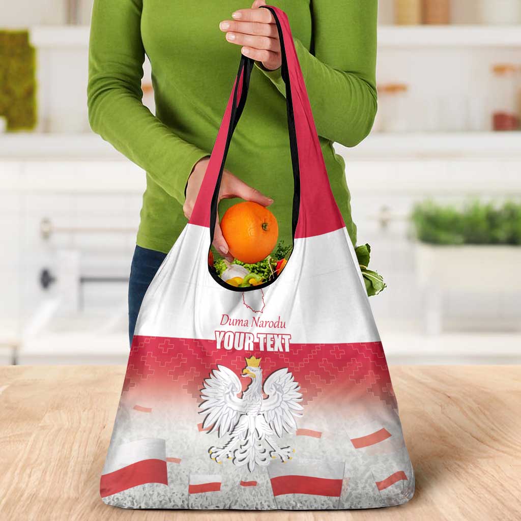 Polish Flag Day Personalized Grocery Bag Duma Narodu 2nd May