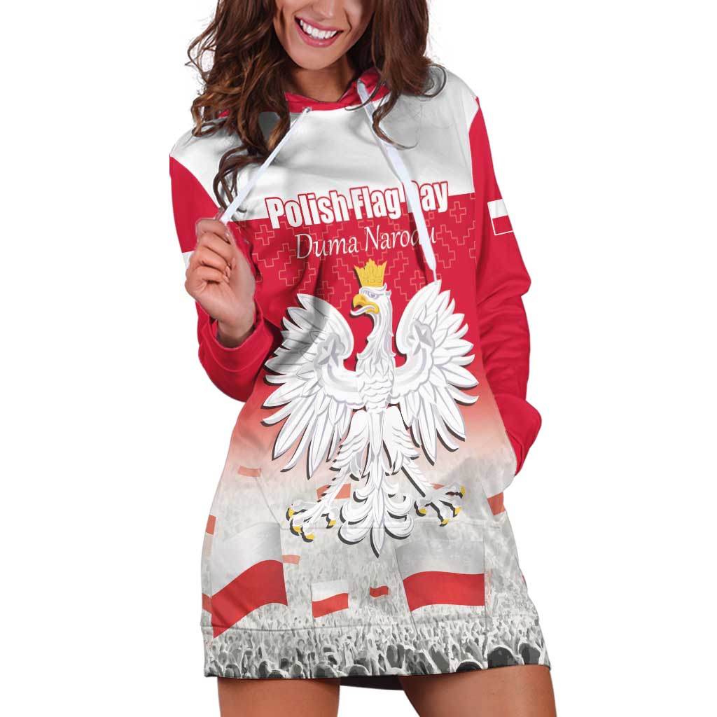 Polish Flag Day Personalized Hoodie Dress Duma Narodu 2nd May