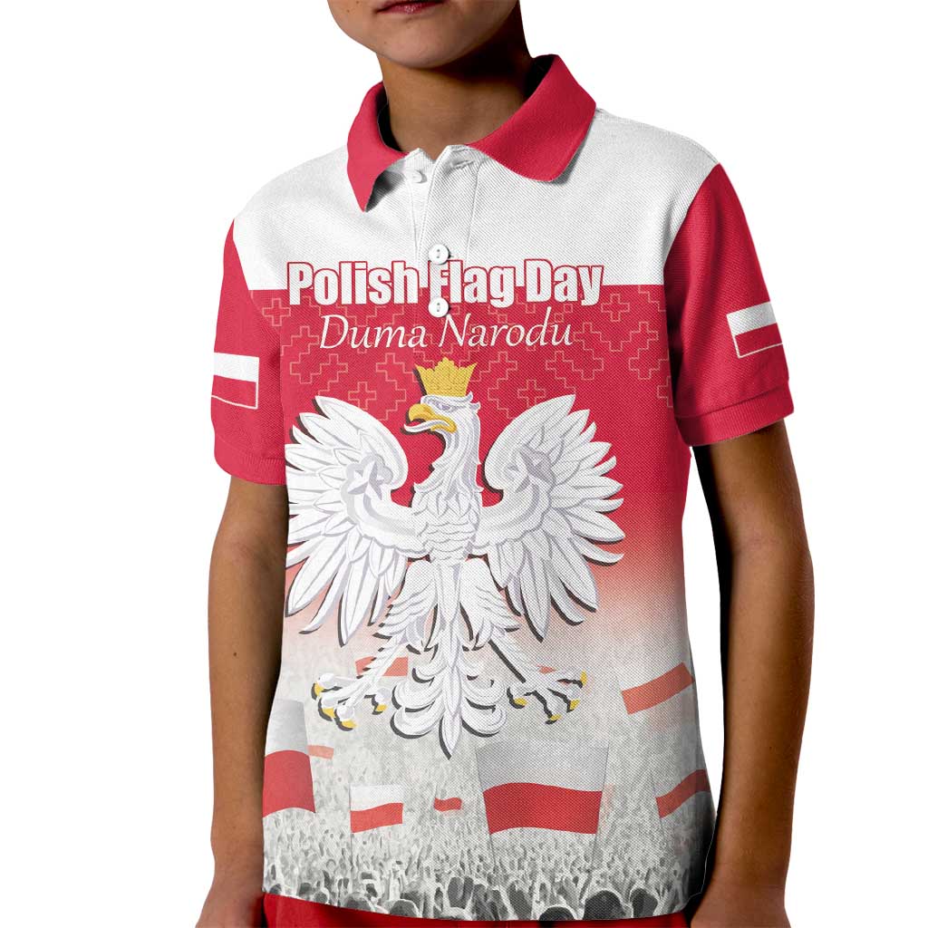 Polish Flag Day Personalized Kid Polo Shirt Duma Narodu 2nd May