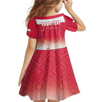 Polish Flag Day Personalized Kid Short Sleeve Dress Duma Narodu 2nd May