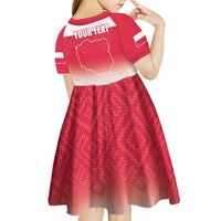 Polish Flag Day Personalized Kid Short Sleeve Dress Duma Narodu 2nd May