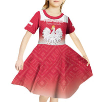 Polish Flag Day Personalized Kid Short Sleeve Dress Duma Narodu 2nd May