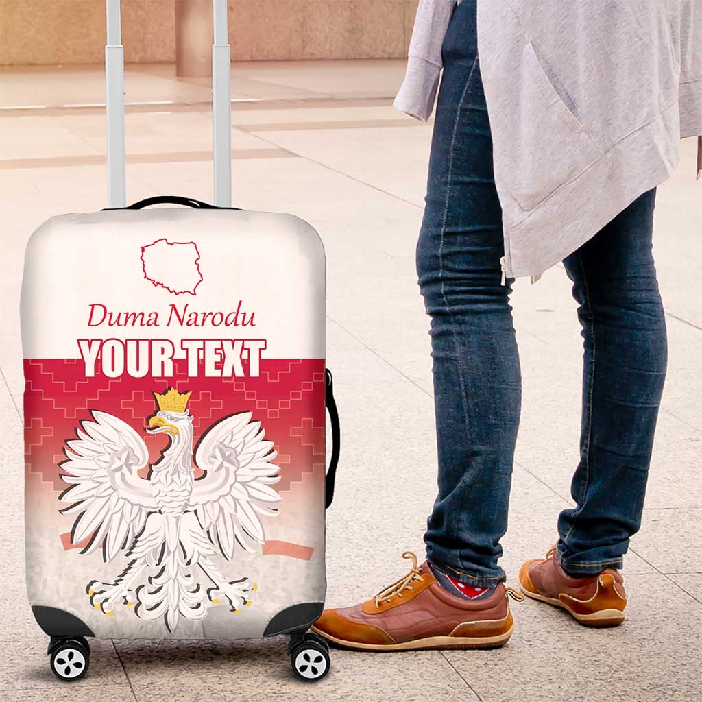 Polish Flag Day Personalized Luggage Cover Duma Narodu 2nd May